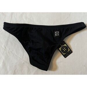 Jolyn Clothing Bikini Bottoms Only Brazil Cut Medium Black New with tags